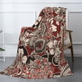 thumbnail image 3 of XMXT Flannel Warm Throw Blanket, Chinese Dragon Prints Bedroom Decor Blankets for Bed Couch Living Room, 50 x 70 inches, 3 of 9
