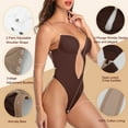 thumbnail image 4 of MANIFIQUE Women's Backless Bodysuit with U-Plunge Bra and Seamless Thong - Body Shaper, 4 of 6