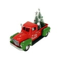 thumbnail image 3 of Modèle de Camion Rouge de Noël Fait Main pour Table Noël Hiver L, 3 of 9