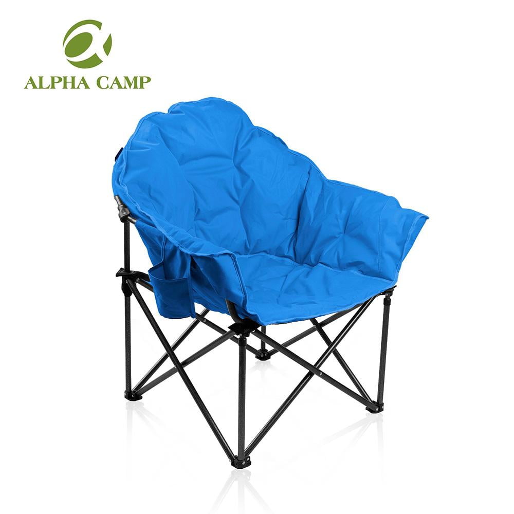 ALPHA CAMP Folding Oversized Padded Moon Chair