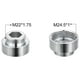 thumbnail image 3 of Adaptador de grifo Unique Bargains 3/4 Hembra Rosca a 22mm x 6mm Macho Rosca latón aireadores de grifo y adaptadores, 3 of 6