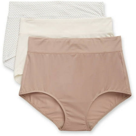 warner blissful benefits cotton muffin 3pk brief panties dialog displays option button additional opens zoom