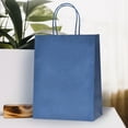 thumbnail image 2 of 360 Pack Blue Gift Bags: Medium Kraft Paper Bags with Handle Bulk, Great for Shopping Bag, Party Favor Bags, Treat Bags, Goodie Bag, Business Tchotchkes, Special Occasion & More, 2 of 6