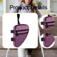 thumbnail image 6 of Forearm Crutch Bag Storage Pouch Accessories Lightweight Waterproof Polyester with Mesh Pocket for Mobility Aid Users, 6 of 6