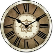 Charlotte Wall Clock | Beautiful Color, Silent Mechanism, Made in USA