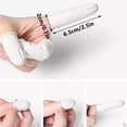 thumbnail image 3 of Finger Cots, Disposable Finger Covers, Latex Free, Crafts, Craft, Contamination Protection, Art Making, White, one Size, 50 Pc, 3 of 9