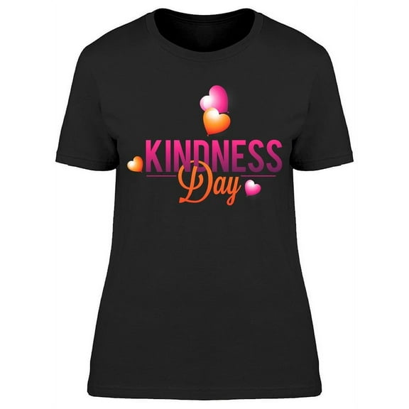 Kindness Day, With Hearts T-Shirt Women -Image by Shutterstock, Female x-Large