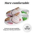 thumbnail image 6 of Yiaed Christmas Gingerbread Cookies Print Slippers Fuzzy Warm Cozy Slippers Non Slip House Slippers For Indoor Outdoor Slippers House Slippers-37/38, 6 of 7
