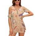 thumbnail image 1 of Read Books Pattern Women Short Sleeve Tops O-Neck Hollow Out Shoulder Strap Tees Streetwear Read More Books Read Reading Book, 1 of 4