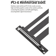 thumbnail image 6 of PCI-E 5.0 X16 Riser Cable Video Card Extension Shielded Flexible 90° Mounting GPU Extension Cord for PC Computer White, 6 of 8