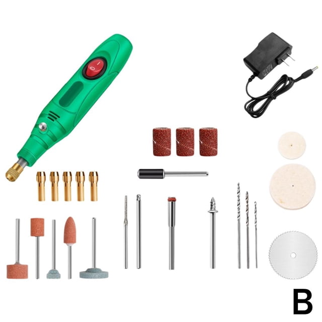 Electric Grinder Handheld Polishing Jade Carving Tool Household Multi-Function Grinder Mini Micro Small Electric Drill