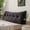 Black, variant on Triangular Headboard Pillow Twin XL, Suitable for Dormitory Headboards, Large Backrests, Waist Protection Pillows