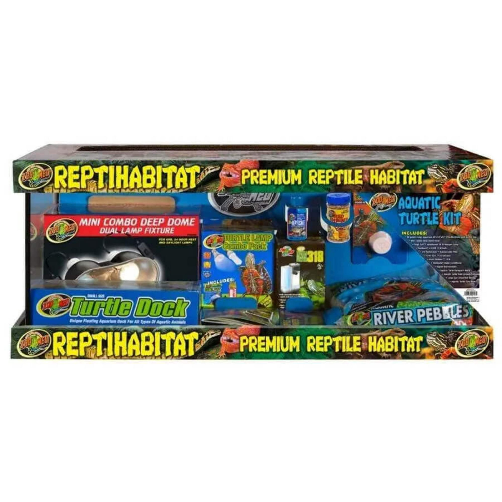 Zoo Med 26341 Reptihabitat Aquatic Turtle Kit