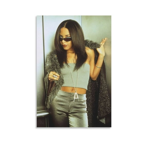 Aaliyah Dana Haughton Actor Poster Photo (5) Picture Print Canvas Poster Wall Paint Art Posters Decor Modern Home Artworks Gift 20x30inch(50x75cm)