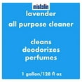 Mistolin Disinfectant, allpurpose cleaner, 128 fl oz, lavender scent