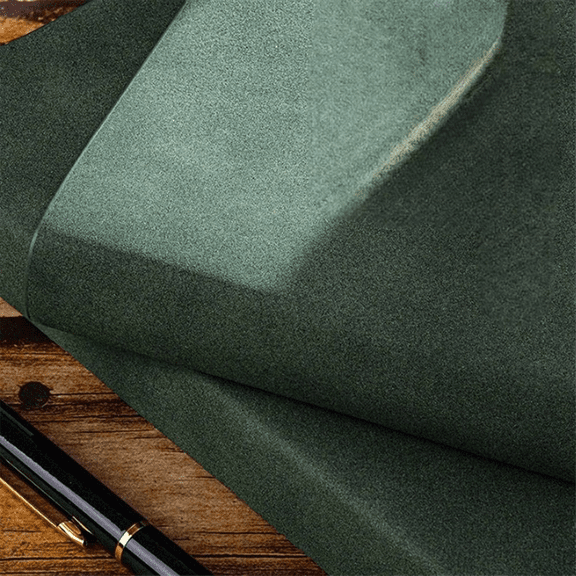 A5 Thick Green Diary Notebook 320 Pages Leather Notebook Student Stationery Office Supplies for Writing and Recording