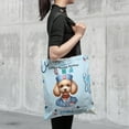 thumbnail image 4 of Just a Certified Nursing Assistant Cna Who Loves Her Poodle All Over Print 3D Canvas Tote Bag Poodles Dog Lover Gifts Idea Reusable Handbag - 00003, 4 of 5