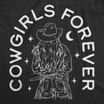 thumbnail image 2 of Womens Funny T Shirts Cowgirls Forever Sarcastic Western Graphic Novelty Tee for Ladies Womens Graphic Tees, 2 of 9