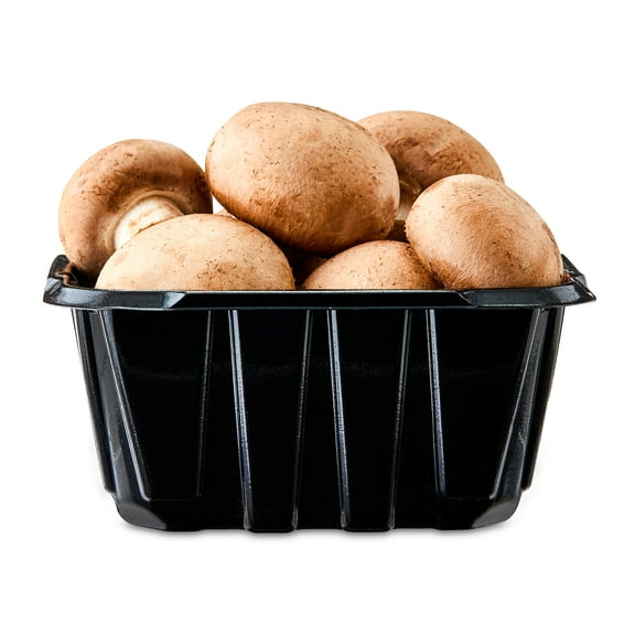 Fresh Whole Brown Mushrooms, 8 oz