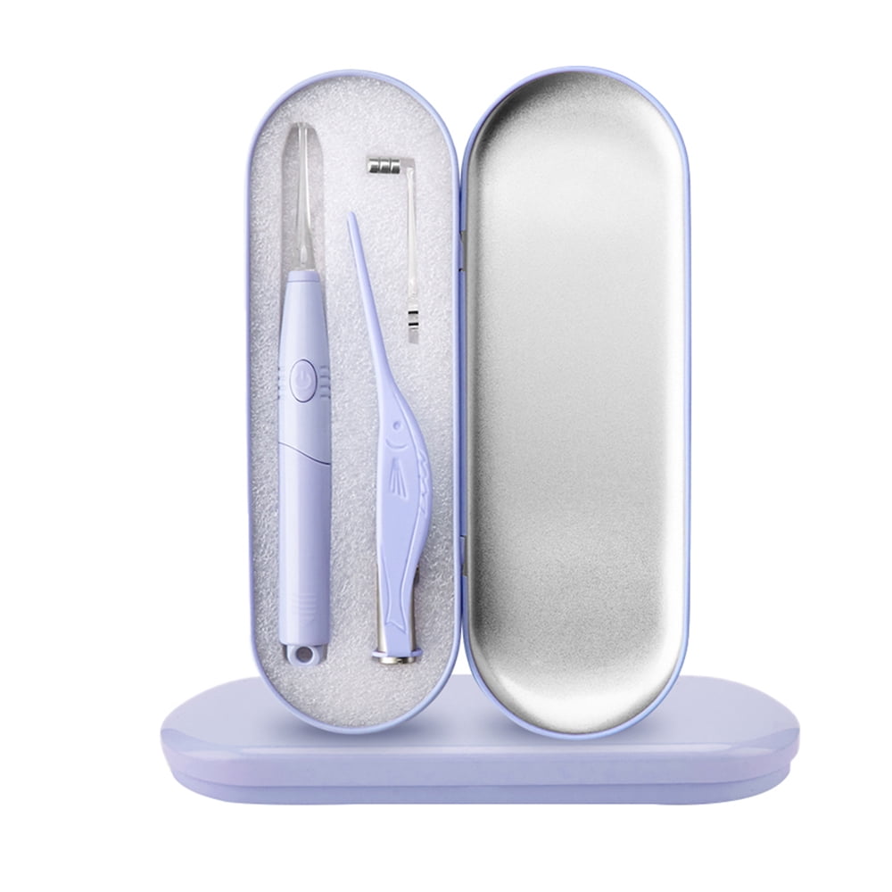 Ear Wax Removal Tool with LED Light Ear Pick Cleaner Kit Tweezers
