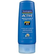 Neutrogena®: Spf45 Active Breathable Sunblock, 4 fl oz