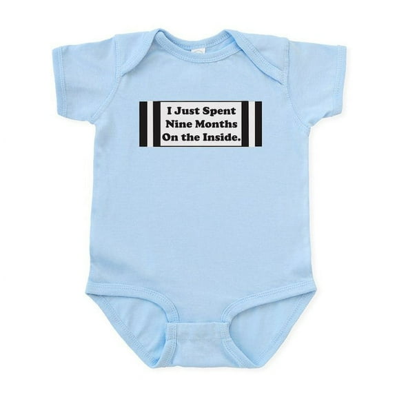CafePress - Prison Nine Months On Inside Baby Infant Bodysuit - Baby Light Bodysuit, Size Newborn - 24 Months