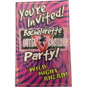 6 Bachelorette Party Celebration Night You're Invited Invitation Cards