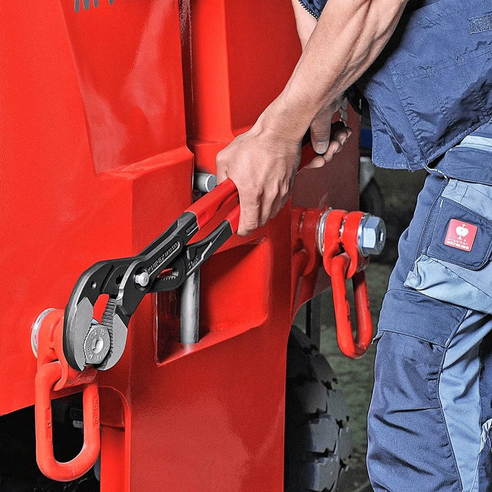 Knipex 22" OAL, 4-1/2" Max Capacity, 20 Position Adjustable Tongue & Groove Pliers