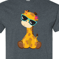 thumbnail image 4 of Inktastic Cute Giraffe, Giraffe with Sunglasses, Cute Animal T-Shirt, 4 of 5