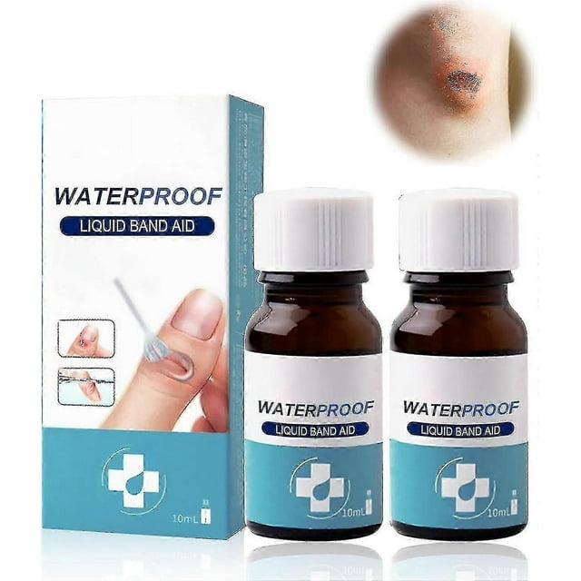 Liquid Bandages, Liquid Skin Glue For Wounds Human, Waterproof Breathable Quick Dry Wounds Care Gel, Transparent Protective Skin Patch