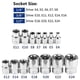 thumbnail image 2 of Torx Socket Set Tamper Proof Torx Star Bit Torque Female E-Socket Set E4-E24 1/4 Inch 3/8 Inch 1/2 Inch Drive 14Pcs, 2 of 5