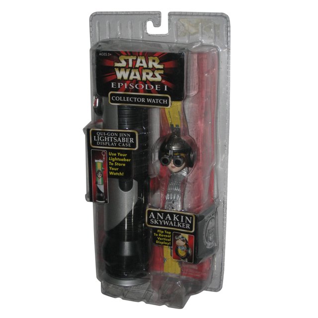 Star Wars Episode 1 Anakin Skywalker Collector's Watch w/ QuiGon