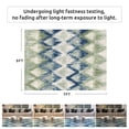 thumbnail image 3 of VUNATE Outdoor Rugs 8'x10' Modern Diagonal Patio Carpet Washable Area Rug for Living Room Indoor Outdoor Balcony Green, 3 of 9