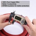 thumbnail image 3 of Cable de batería Shirbly, calibre 1/0, 10 pies, rojo y 10 pies, negro, cobre puro, 3 of 6