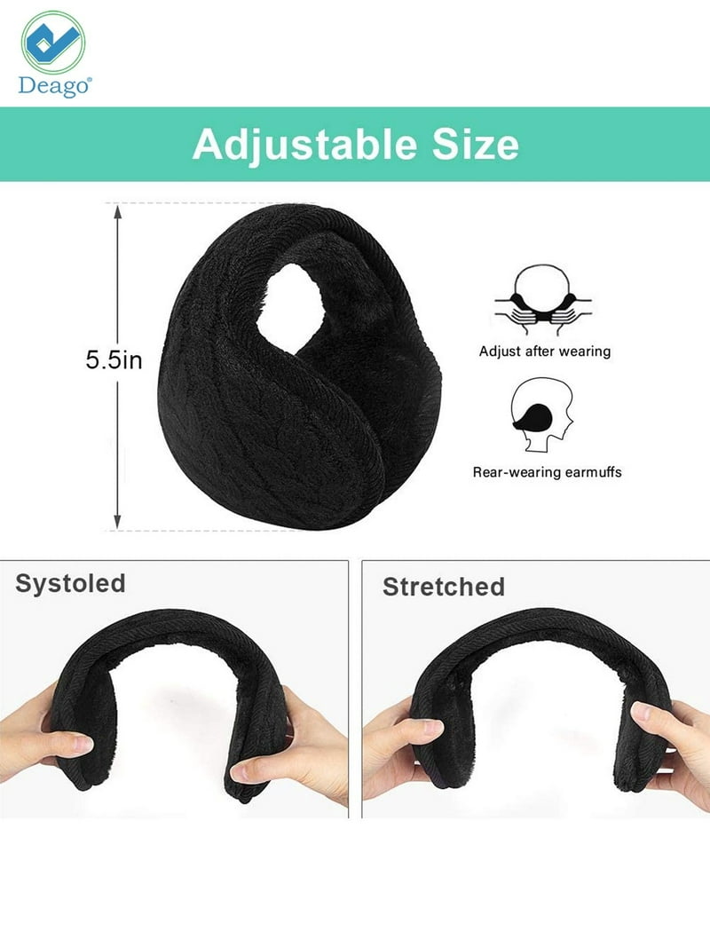 Winter Unisex Men And Women Fleece Warmer Earmuff Warm Plush Cloth Ear