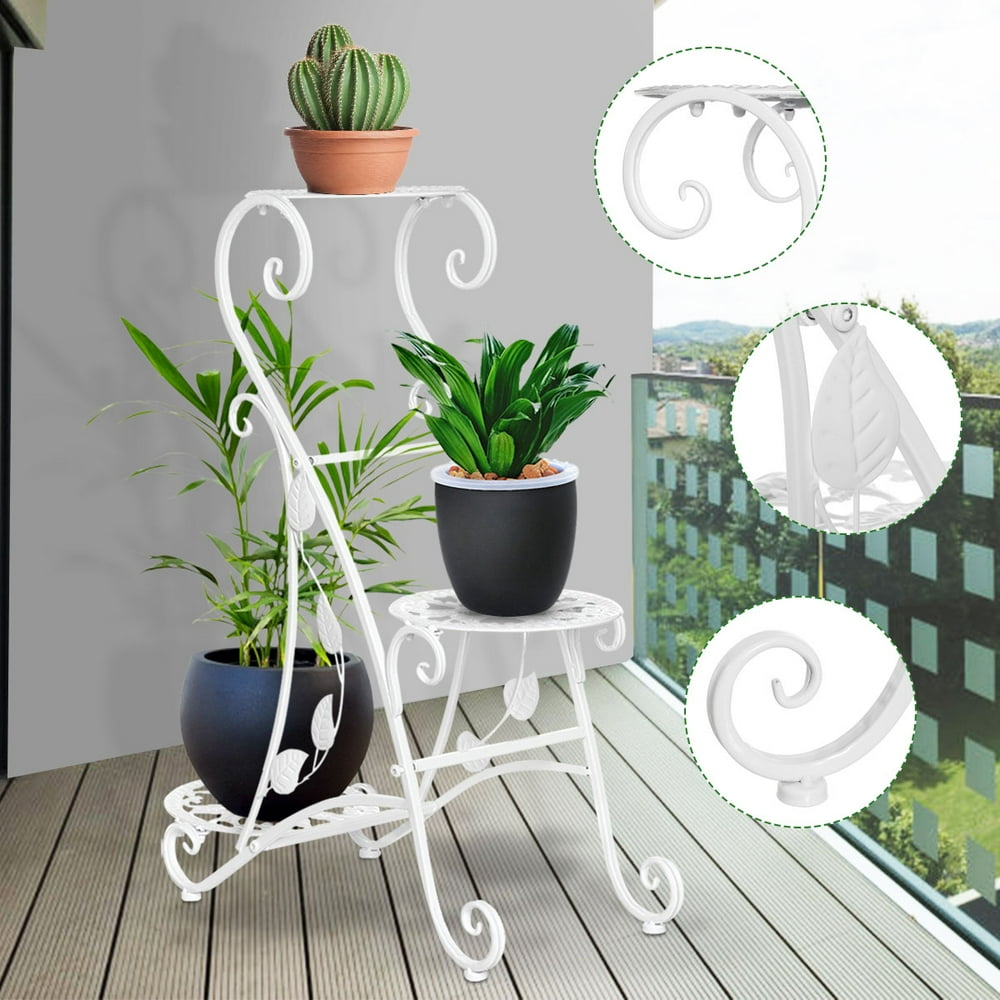Graceful Unique 3 Tier Plant Stand Indoor, Flower Pot