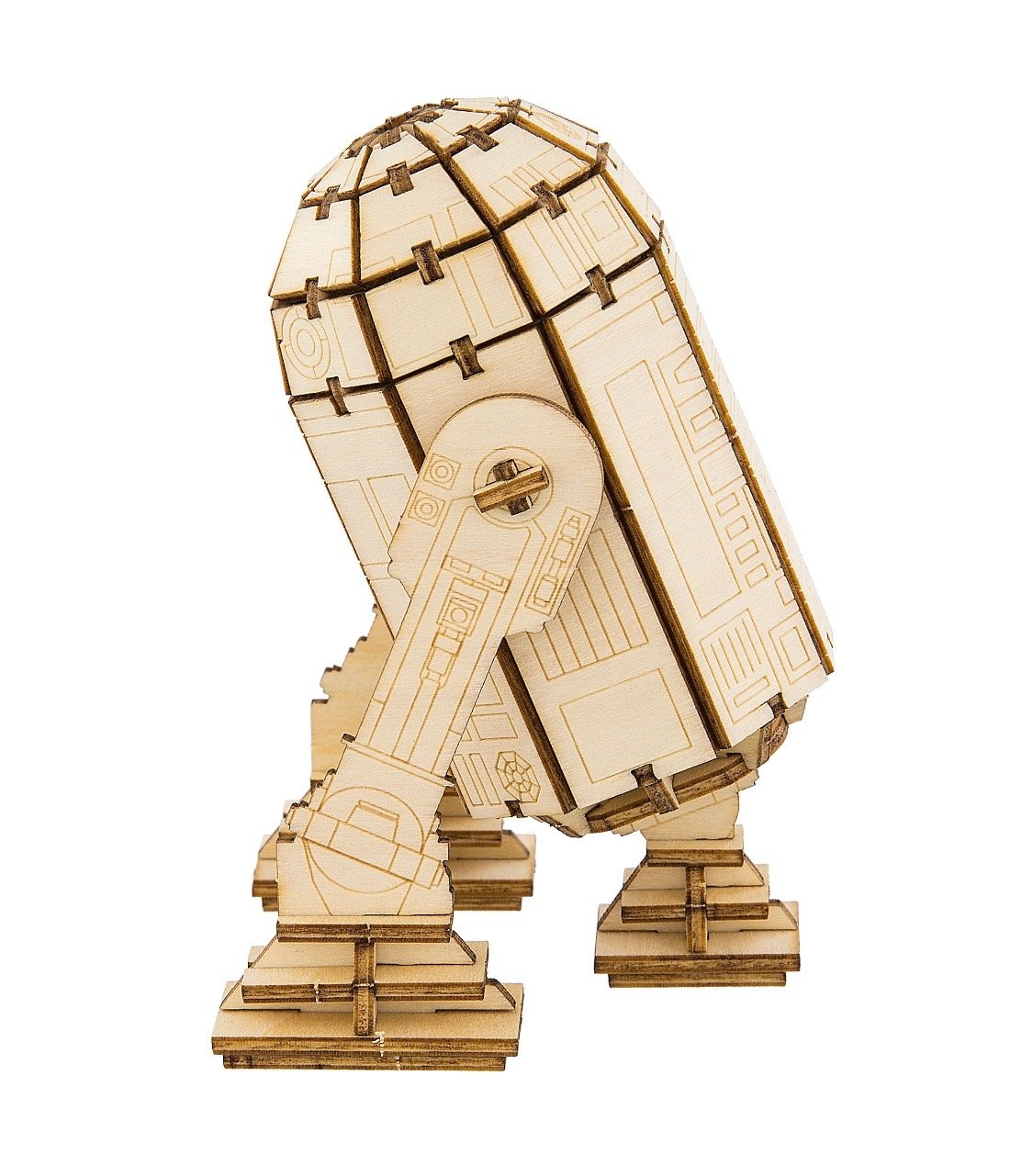Disney Parks Star Wars R2-D2 Book and 3D Wood Model Kit 3D New STAR WARS R2-D2 3D Wood Model Book