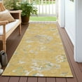 thumbnail image 6 of Addison Rugs Chantille Indoor/Outdoor Transitional Floral Gold Washable Runner Rug, 2'3" x 7'6", 6 of 6