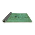 thumbnail image 2 of Ahgly Company Indoor Rectangle Oriental Turquoise Blue Industrial Area Rugs, 3' x 5', 2 of 4