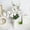 White 8Q9, variant on ZZkhGO Artificial Orchid Flowers, Fake Floral Arrangement for Home Wedding Party Decor