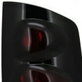 thumbnail image 4 of Spec-D Tuning Glossy Black Housing with Dark Smoke Lens Tail Lights Compatible with 2002-2006 Dodge Ram 1500/2500/3500, Left + Right Pair Assembly, 4 of 7
