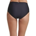 thumbnail image 6 of DKNY Women's Blue Stretch Seaming At Front Lined Full Coverage High Waisted Swimsuit Bottom L, 6 of 6