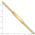 thumbnail image 3 of 14K Yellow Gold bracelet ID Curb 8 in 4.75 mm Link 6.75mm, 3 of 4