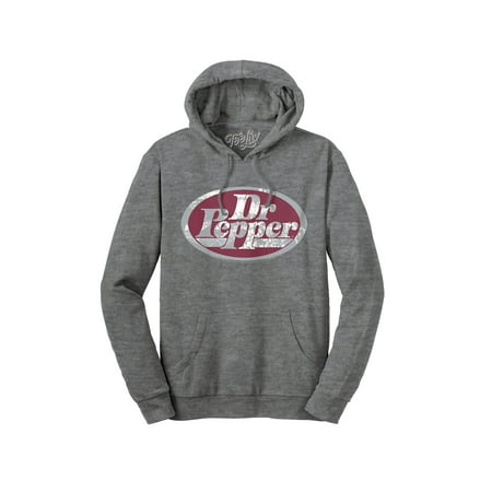 Tee Luv Dr Pepper Distressed Logo Hoodie