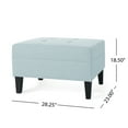 thumbnail image 4 of Ottoman,Blue Fabric Furniture Primary Living Space Ottomans, 4 of 9