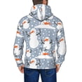 thumbnail image 5 of Zip Up Hoodies for Men - Happy Snowmen Snowfall Long Sleeve Comfrt Men'S Fashion Hoodies & Sweatshirts, Jackets for Men Hoodies Pullover Clothing Clothes with Pouch, 5 of 5