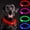 Red, variant on Miaocao Flashseen LED Dog Collar, USB Rechargeable Glowing Lighted Up Collar, Cuttable Water-Resistant TPU Safety Collar Lights for Small Medium Large Dogs