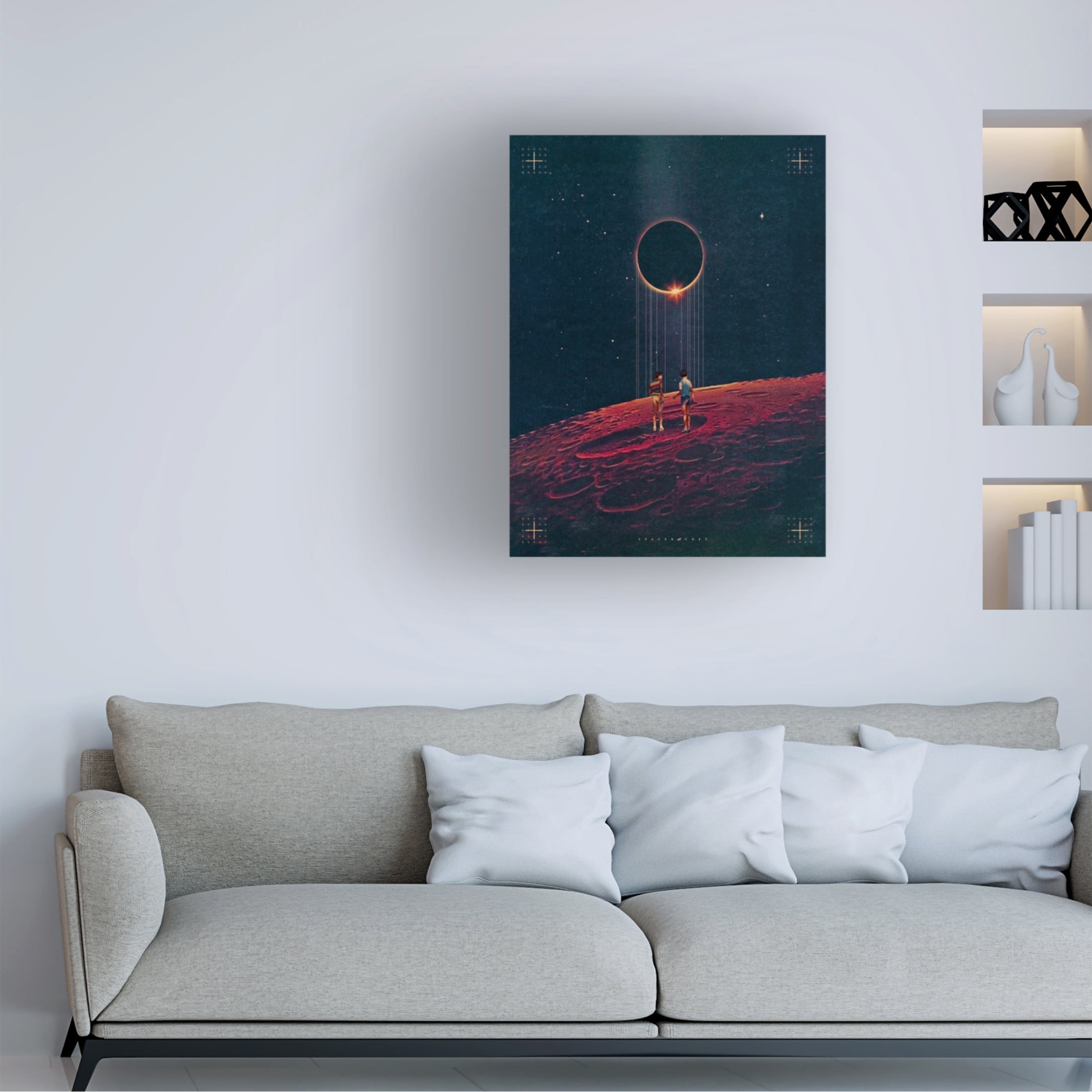 Trademark Fine Art spacerocket art 366 Canvas Wall Art