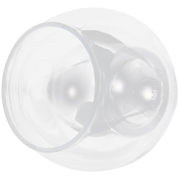 Mobestech Desktop Aquarium with Live Fish Durable PET Material Clear Design for Indoor Room Beautification 1Set