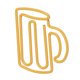 thumbnail image 2 of 100Pcs Cute Paper Clips Yellow Cup Style Strong Metal Exquisite Color Kids Paper Clips for Home School Office, 2 of 3